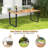 Oronoco Rectangular Metal Outdoor Dining Table With Umbrella Hole , 69'' in. W 32'' in. D