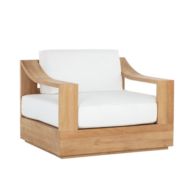 Tahiti Outdoor Teak Swivel Lounge Chair