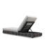 Chaise longue d'extérieur en métal Tenby Poveromo-878609016