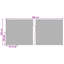 Vidaxl Balcony Screen With Eyelets-126787581-126787571