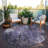 Machine Washable Indoor/Outdoor Cinead ACN1683 Purple Rug-104392550