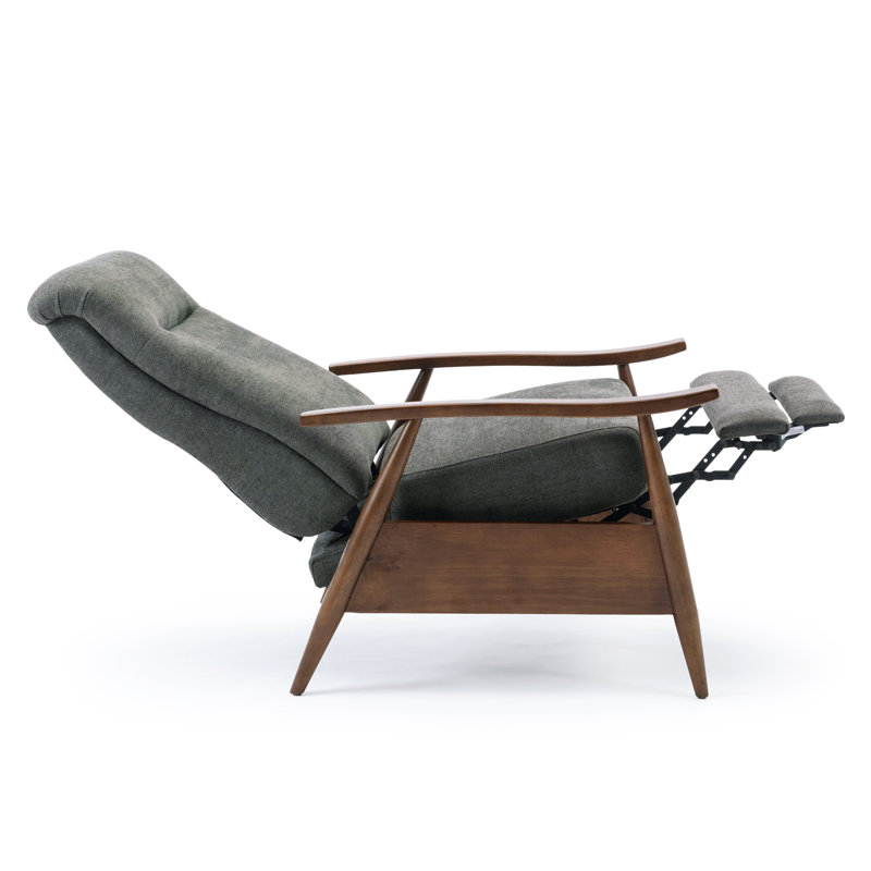 Fauteuil inclinable Imona, Polyester gris foncé