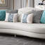 European light luxury leather sofa