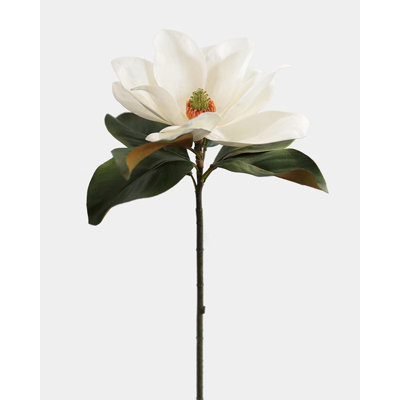 White Faux Magnolia 29"