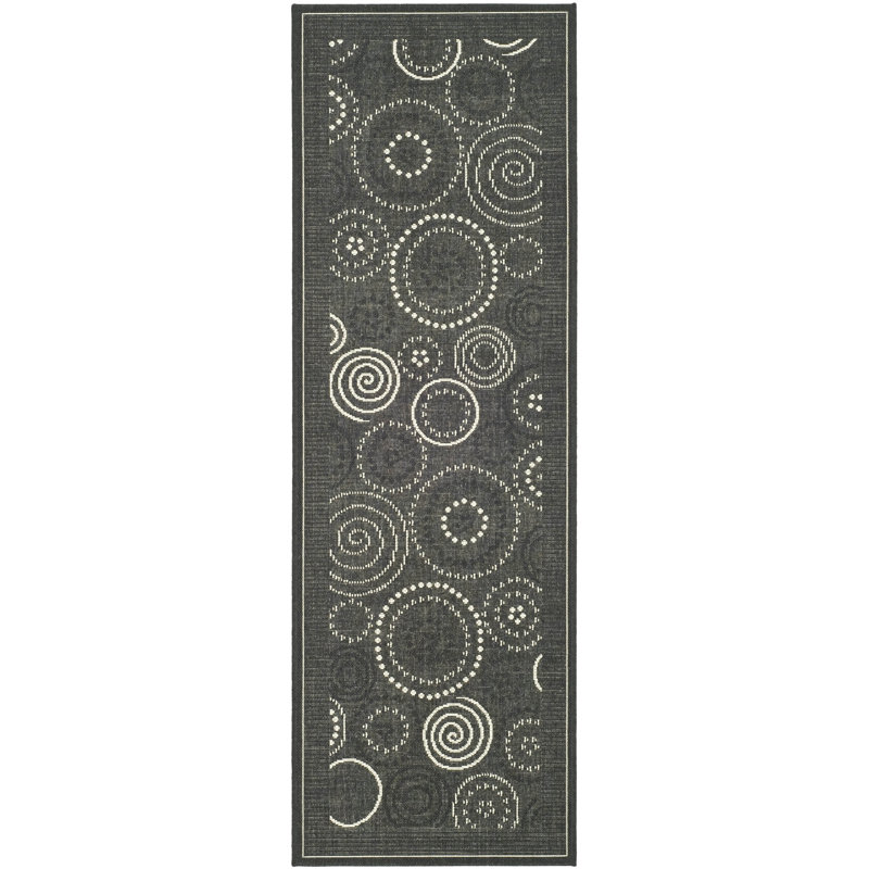 Tapis d'intérieur / extérieur Carole-Louise, Tapis de couloir 2 pi 4 po x 9 pi 11 po