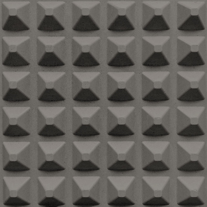 Tetra 8" Square Dimensional Cement Wall Tile, Synthi
