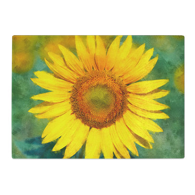 Tempered Glass the Sunflower Chopping Board