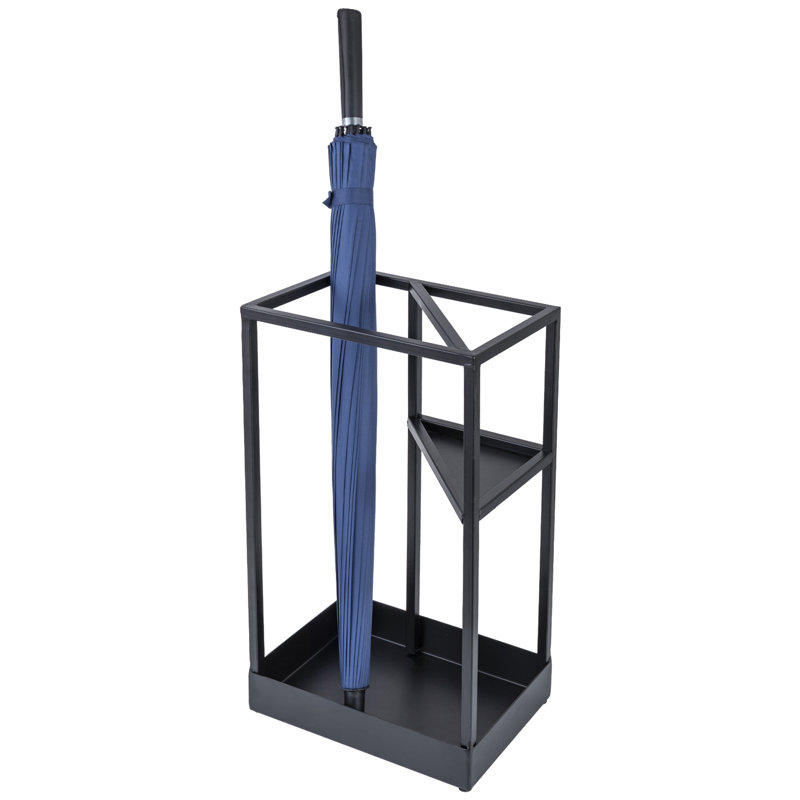 Entryway Black Indoor Umbrella Holder Stand