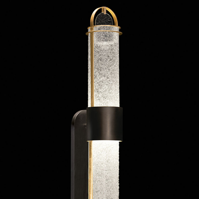 Bond 4 - Light LED Wallchiere, Clear, Black