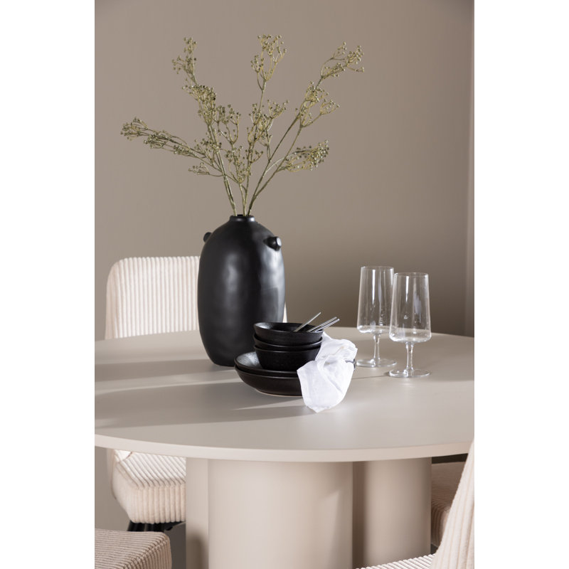 Flaxt 4 - Person Dining Set, Beige