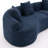Boneless Curved Living Room Chenille Compression Sofa-111988777