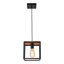 Luminaire suspendu cage industriel 1 lumière