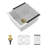 Quartz Kitchen Sink - 17.71"X15.74"X9" White Granite Composite Undermount Kitchen Sink