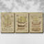 Antique Ship Plan I 3 pièces-97760204-97760205