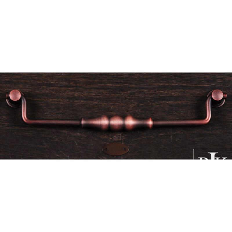 Poignée tombante perlée 8 po CP Series, Distressed Copper