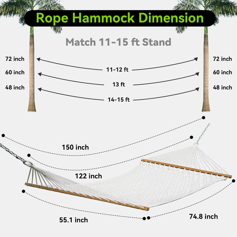 Hamac double pour 2 personnes