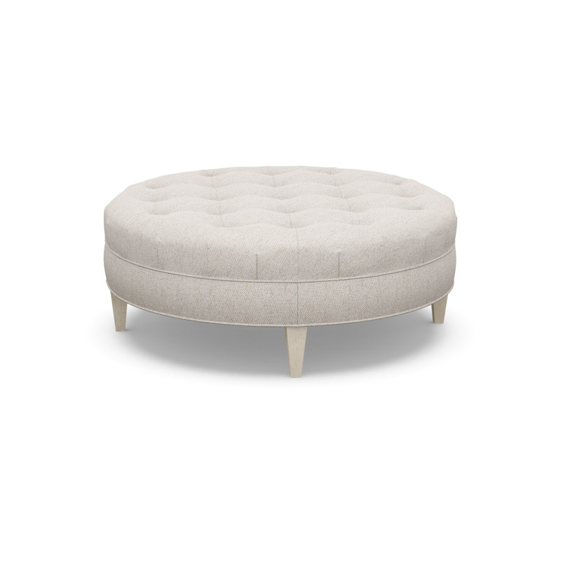 Round Ottoman, 2243-80, Sandstone
