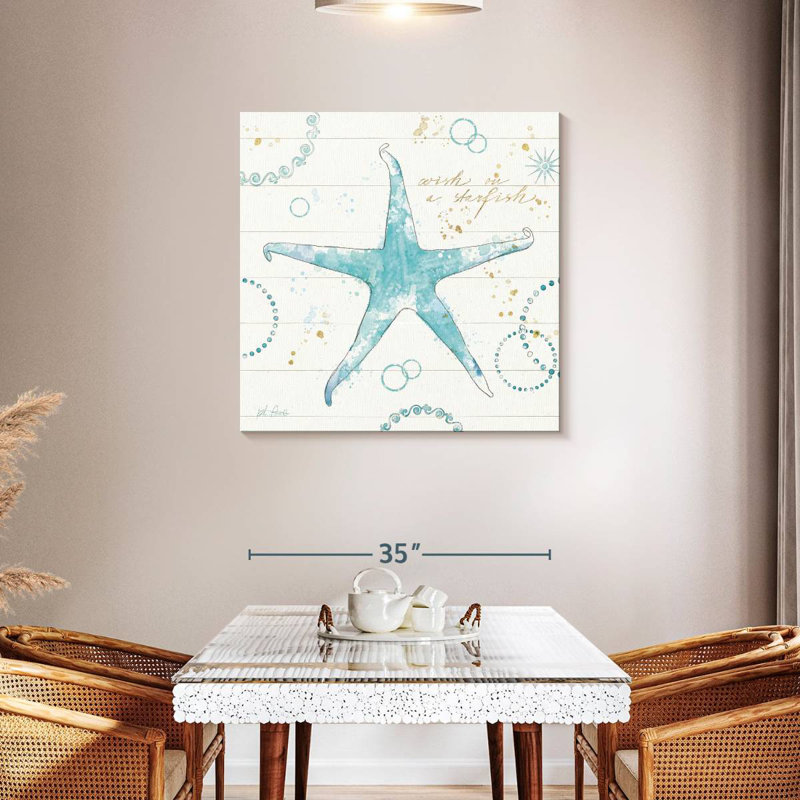 Aletra Coastal Splash I Gold, 36" H x 36" W
