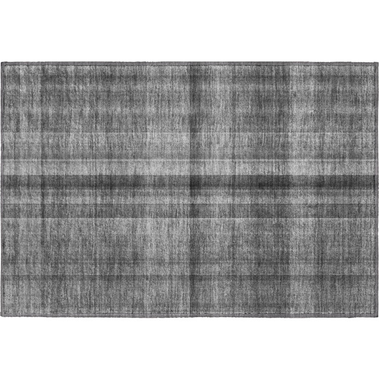 Premium Machine Washable Cerrito AMF548 Grey 1'8" x 2'6" Rug