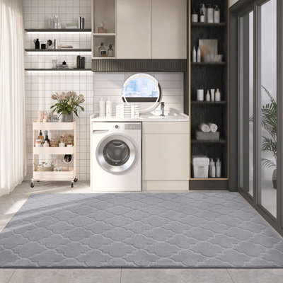 Non-Slip Geometric Doormat