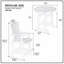 Ensemble de table de bar Hdpe