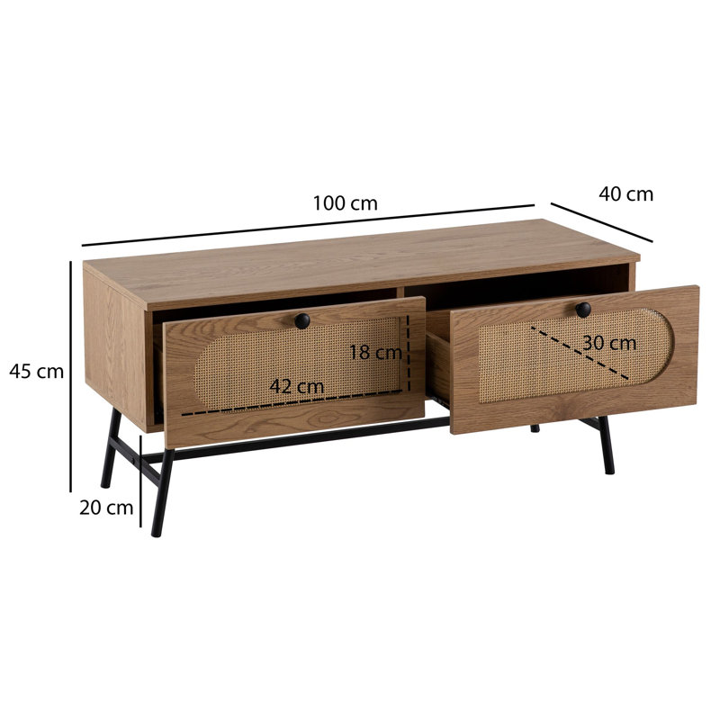 Unfinished TV Stand for TVs up to 48"