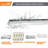 4 ft. White Integrated LED Dimmable LED Vapor Tight fixture, CCT/Wattage/Lumen Selectable