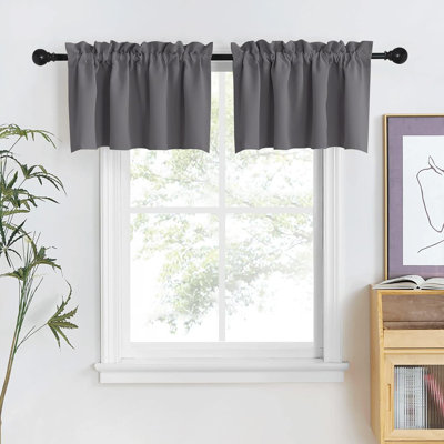Polyester Blackout Rod Pocket Valance