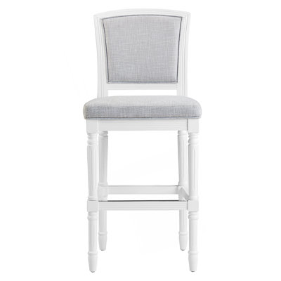 Tabouret 1PC avec siège et dossier rembourrés
