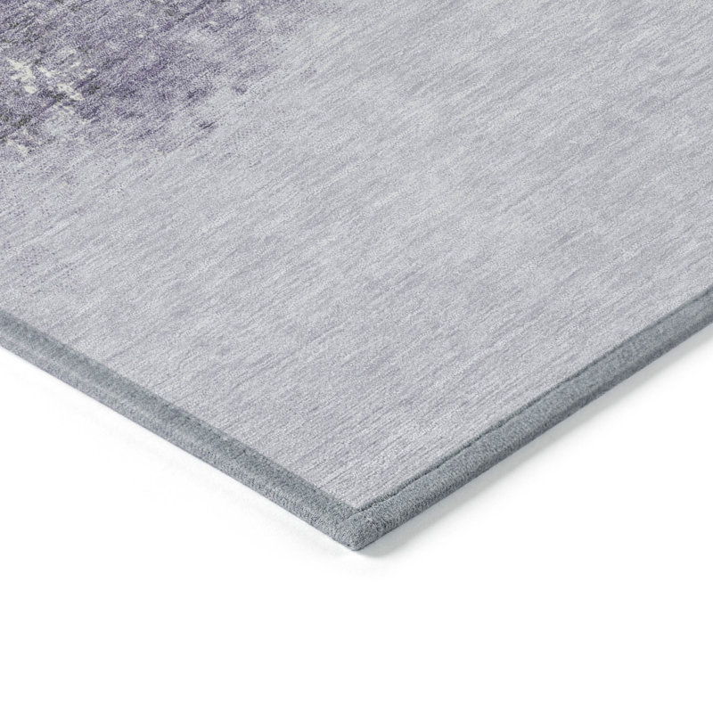 Machine Washable Indoor/Outdoor Husby ACN2214 Striped Rug, Rectangle 1'8" x 2'6"