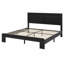 Lit plateforme avec amplement d'espace de rangement sous le lit