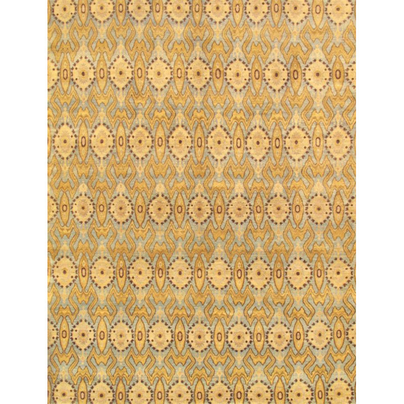 Tapis bleu clair unique 5 pi 1 po x 8 pi Christiano Christiano