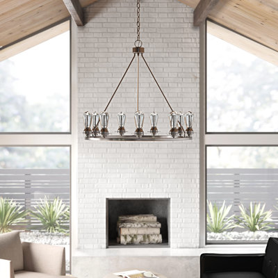 Lustre de ferme 9 lumières 9 lumières