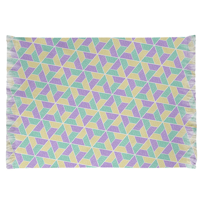 Tapis mauve/vert/jaune trapézoïdals Mcguigan, Oui