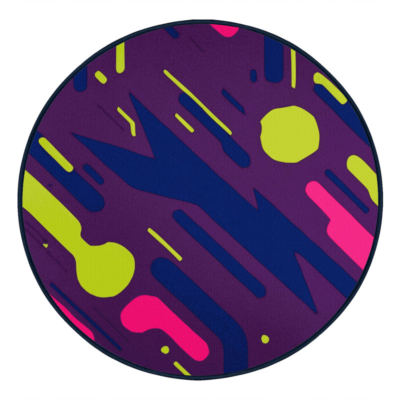 Tapis Neon Fractals, Rond 6 pi