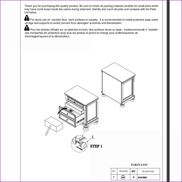 Dimensions du produit