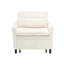 Fauteuil beige confortable pour petit appartement avec balcon et canapé-lit-1827953913