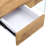 Coffee Table With Two Storage, Sticker Surface And Clear Tempered Glass Sides, Simple Elegant Appearance, Considerable Storage Functionality, Convenient Assembly Double Table, Coated Deck Transparent