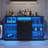 Modern Sideboard Buffet With Led-Lit Glass Display Cabinets & Fluted Drawers-1494851632