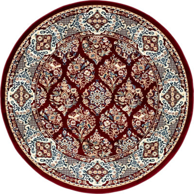 Tapis oriental bourgogne / beige Jackson