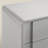 Avaline Modern 47.6"H Solid Wood No Assembly Required 5 Drawer Chest with Acrylic Leg