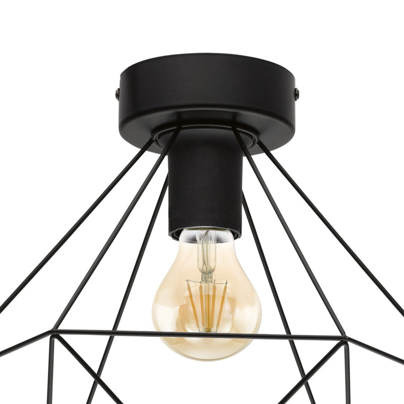 Bethania Flush Mount, Black