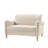 Dignazio 50.5" W Linen Upholstered Loveseat-266205692