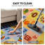 ABC Alphabet Grid, panneaux pastel, tapis pour enfants, multi, envers antidérapant-287839580