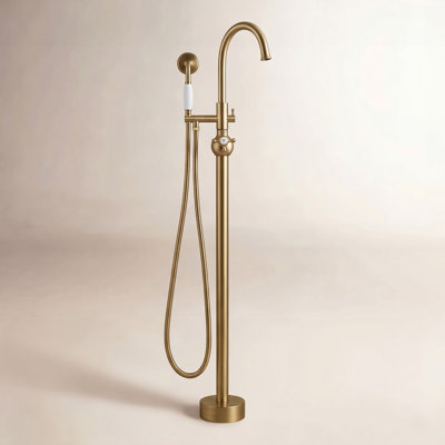 Loeb Freestanding Tub Filler with Diverter