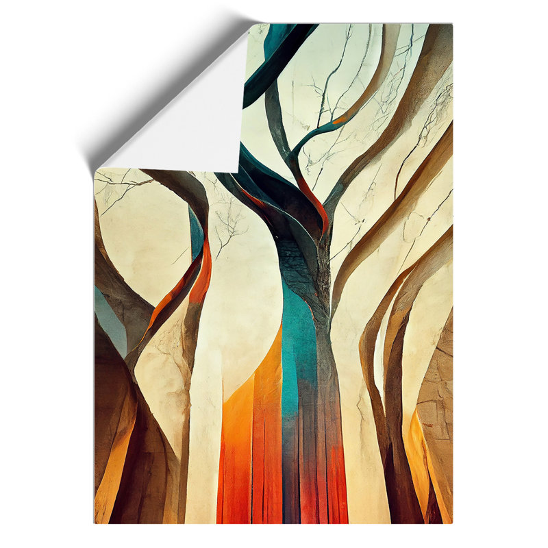 The Abstract Trees No.6 - Print, No Matte, 59.4cm H x 42cm W, Paper