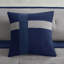 Literie King Size - Couette 7 pièces en suédine bleue pour un sommeil confortable et un style classique.