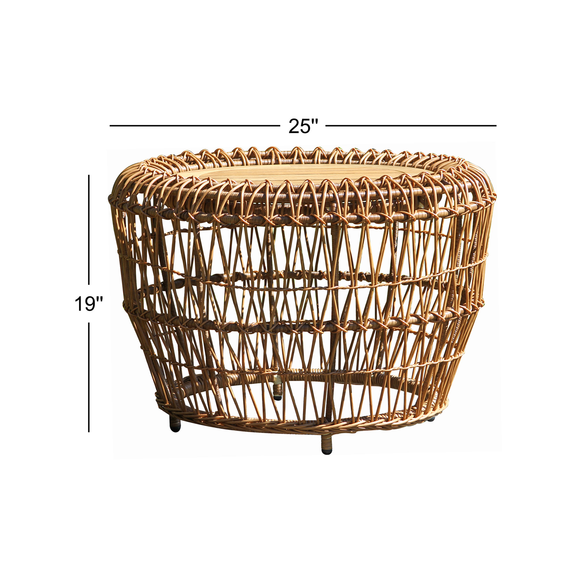 Alyshia 25'' Outdoor Side Table