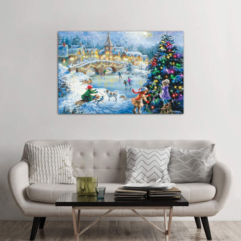 Joyful Celebration by Nicky Boehme - Painting on Canvas, 101.6 cm H x 66.04 cm W x 1.91 cm D, Wrapped Canvas