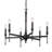 Hadiyaah 6 - Light Steel Dimmable Empire Chandelier